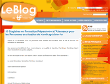 Tablet Screenshot of blog-interfor.fr